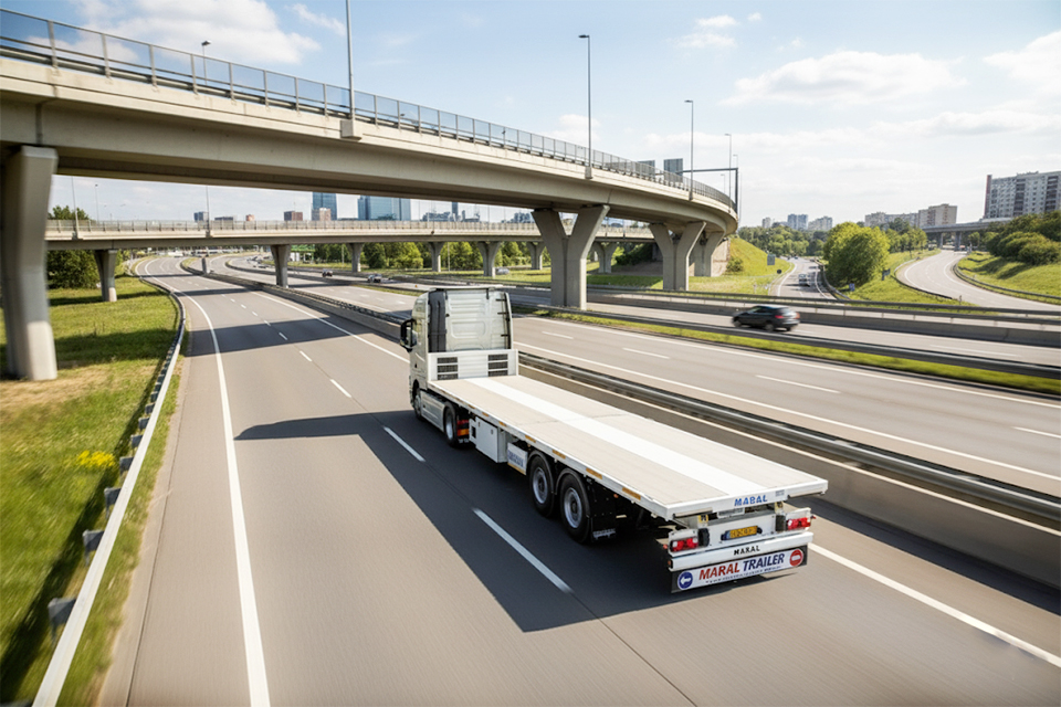 The Backbone of Logistics: Maral Flatbed Trailers in Motion