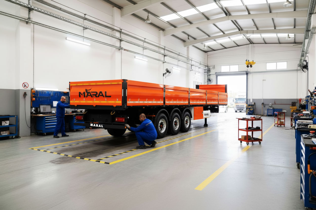 راهنمای کامل نگهداری و سرویس تریلی