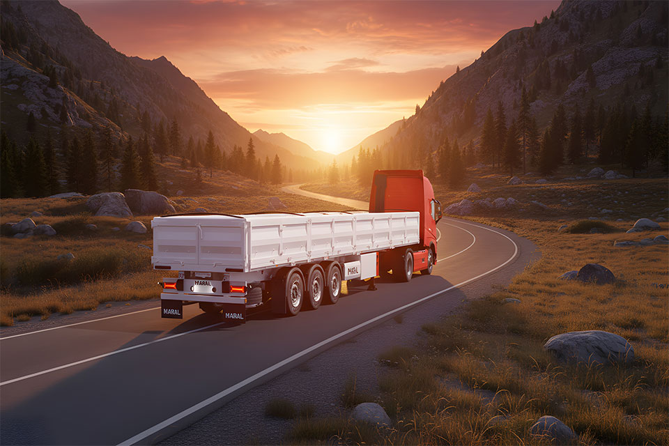 تریلی بغلدار مارال: مشخصات فنی