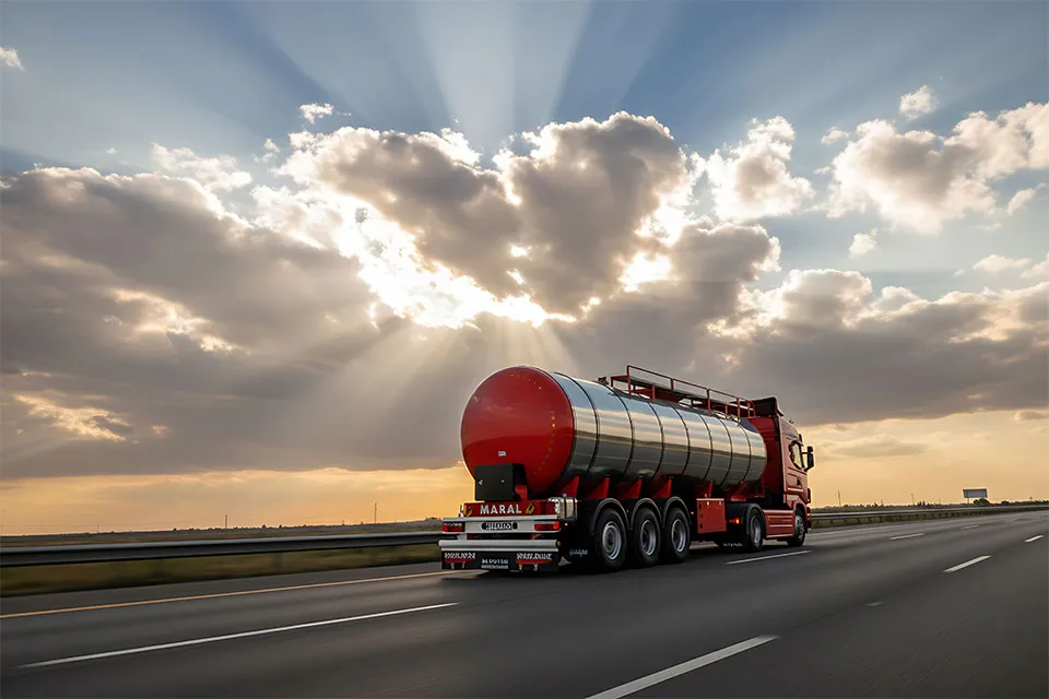 تریلی تانکر حمل قیر: استانداردها، ساختار و مدیریت