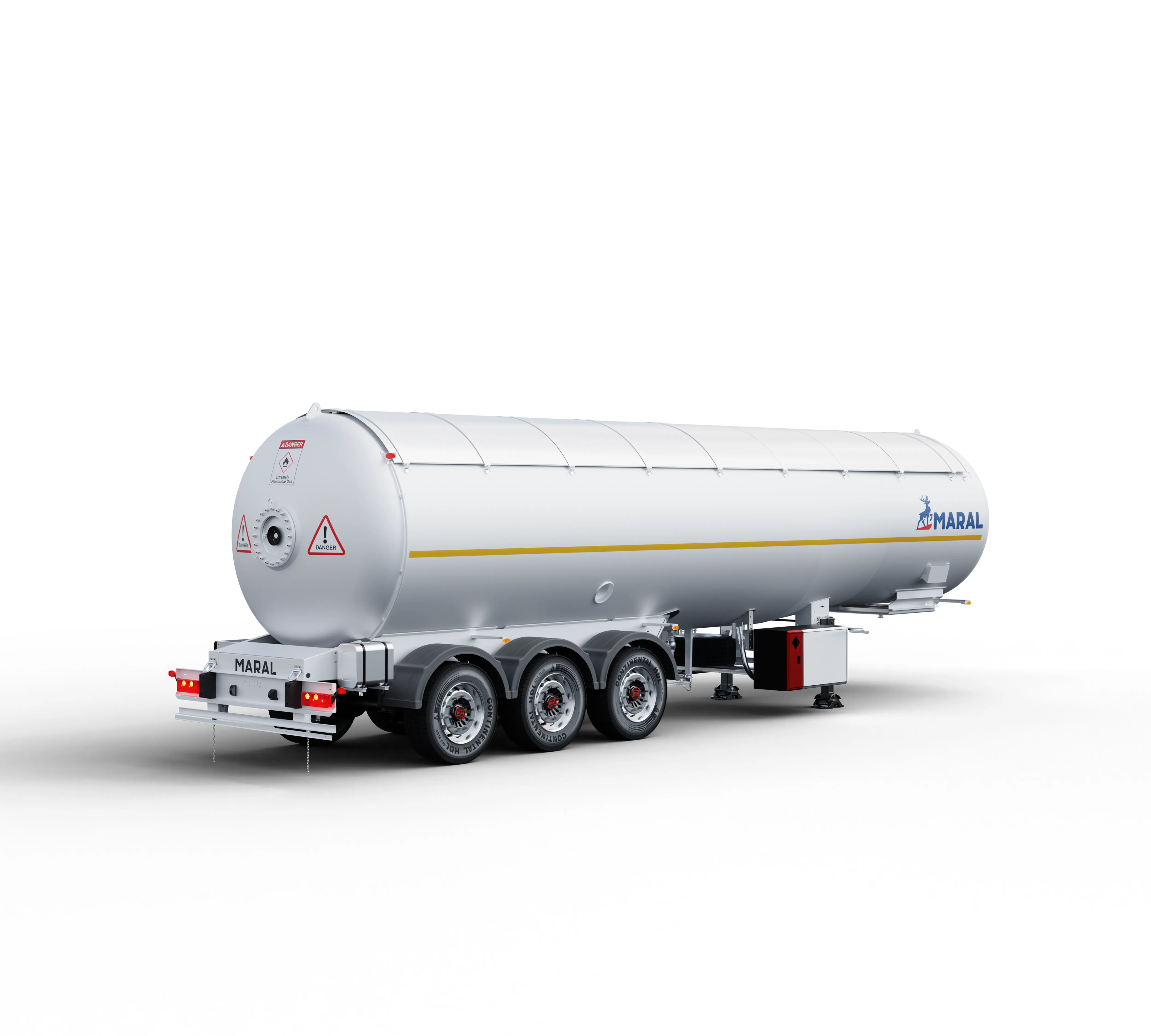 تریلی های تانکر حمل گاز مایع