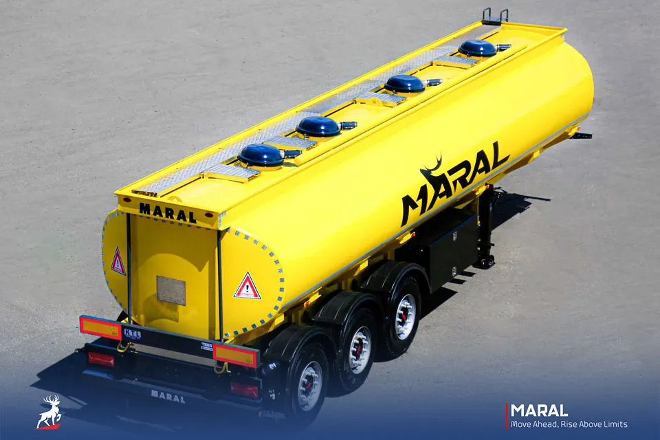 تریلی تانکر حمل سوخت سه محور