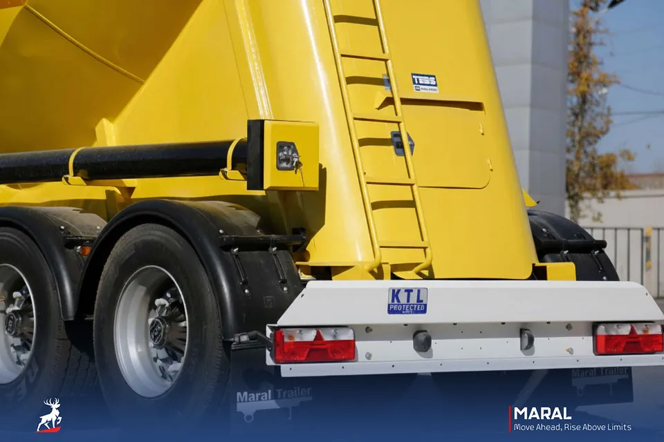 تریلی بونکر حمل سیمان سه محور (نسل جدید)