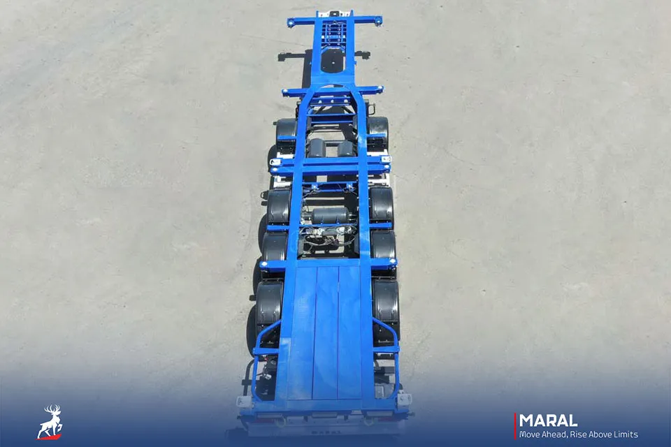 تریلر کانتینر بر جامبو سه و چهار محور