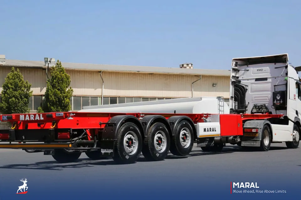 تریلر کانتینر بر 45 فوت سه محور