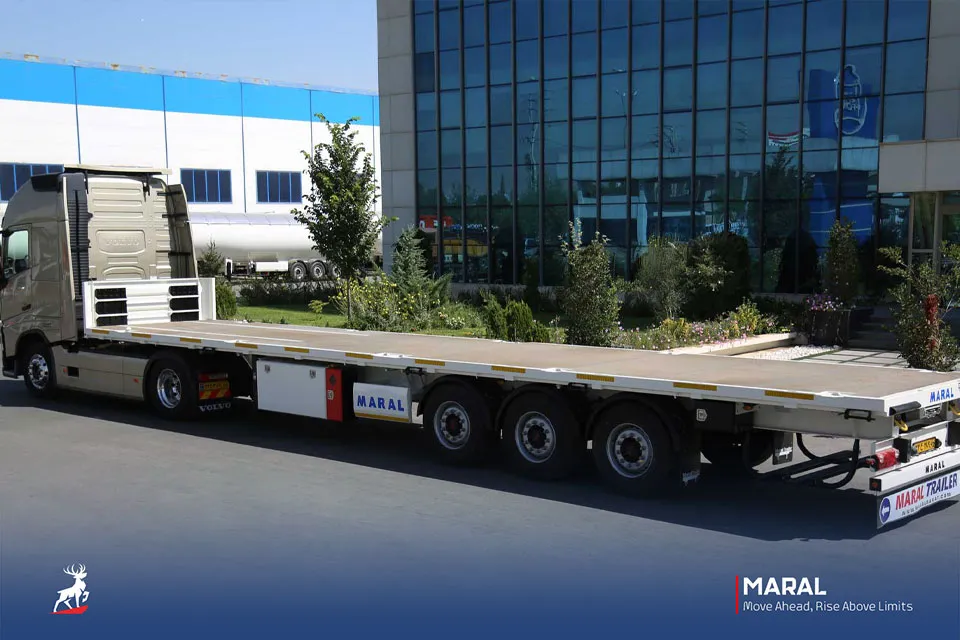 تریلی کفی ( ساده و رولبر)  سه محور