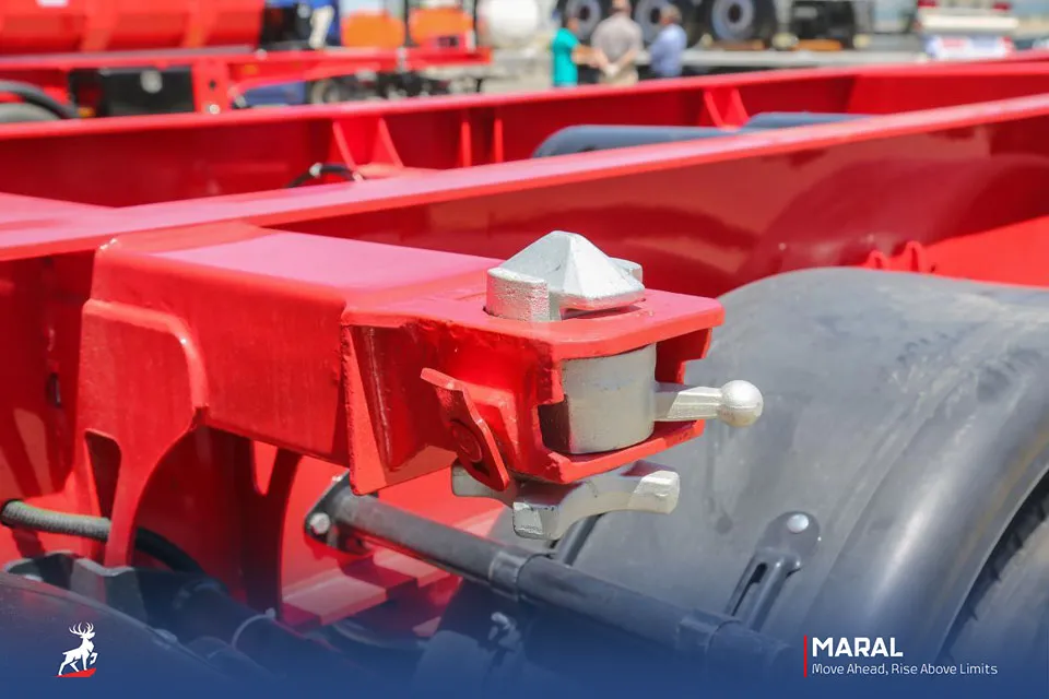 تریلر کانتینر بر 20 فوت سه محور