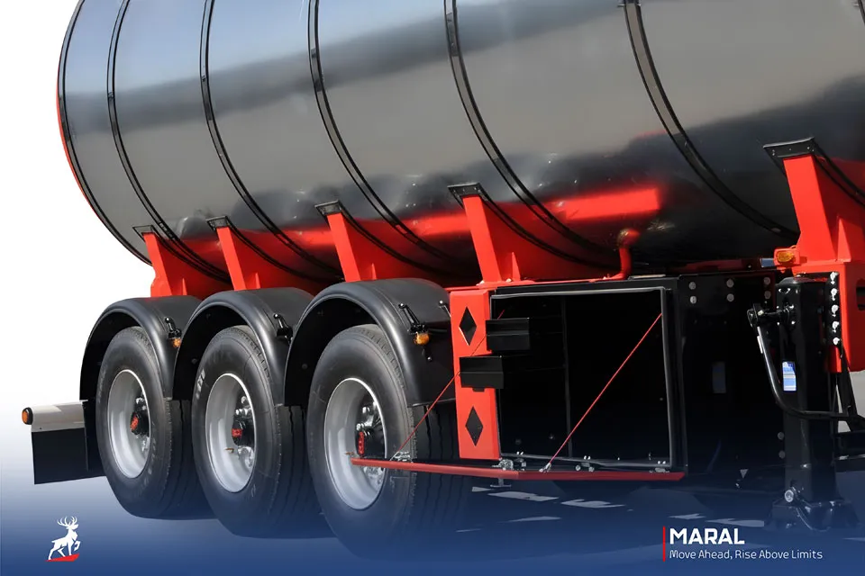 تریلی تانکر حمل قیر