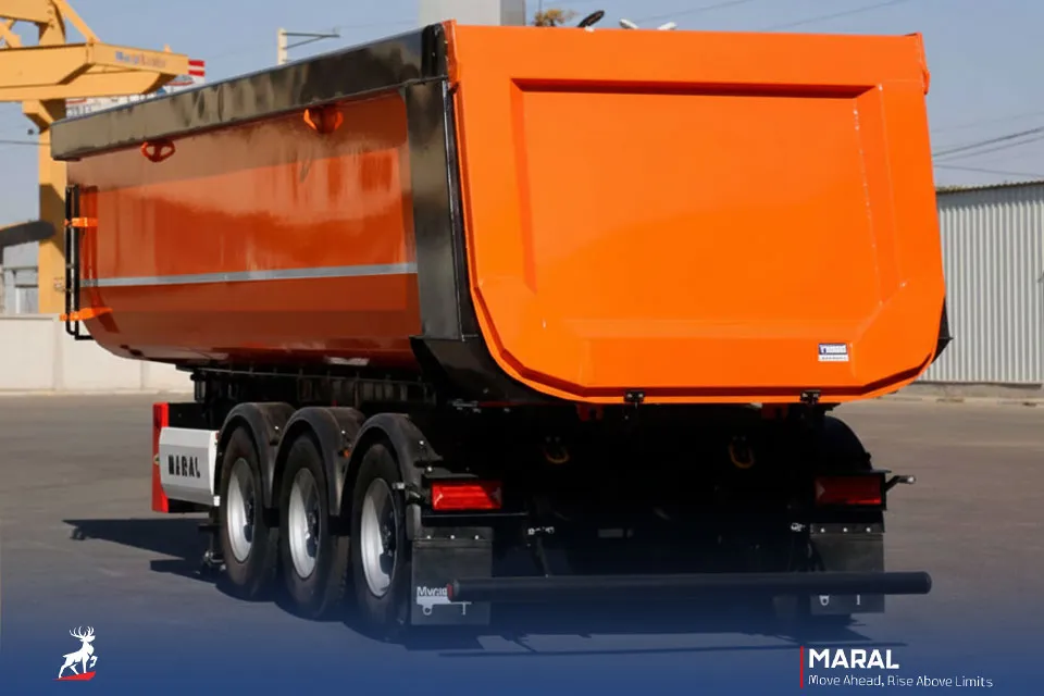 تریلی کمپرسی 24 متر مکعبی سه محور آلمانی