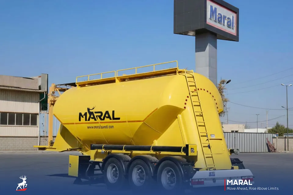 تریلی بونکر حمل سیمان سه محور (نسل جدید)