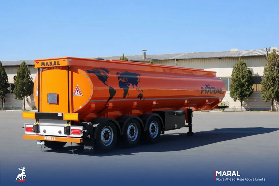 تریلی تانکر حمل سوخت سه محور