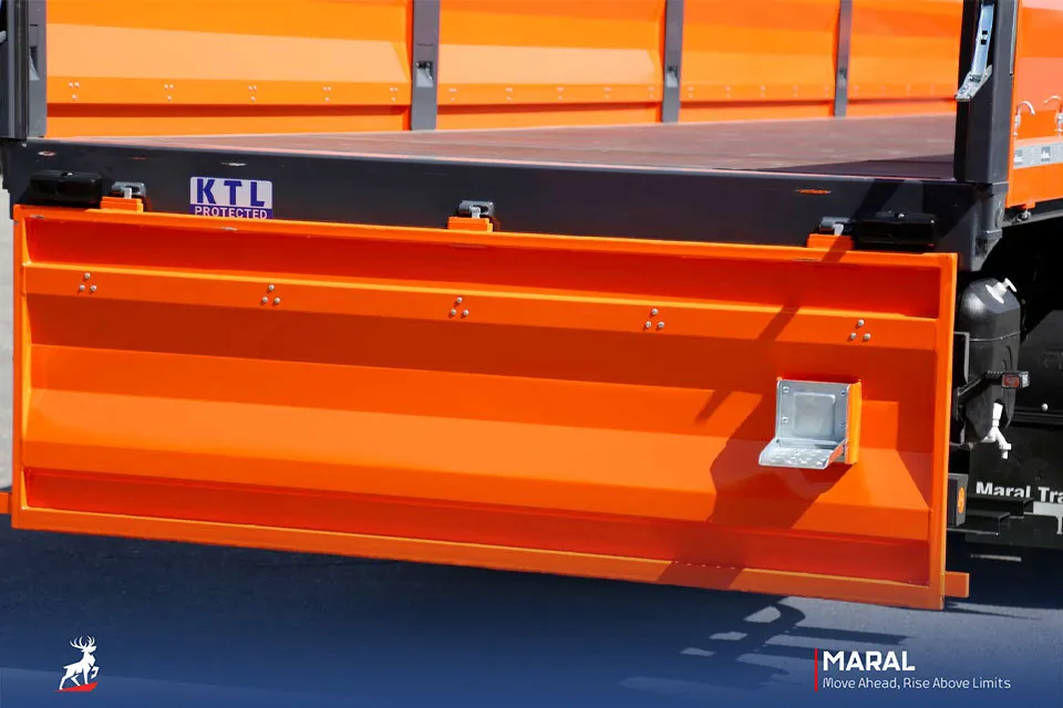 تریلی بغلدار سه محور