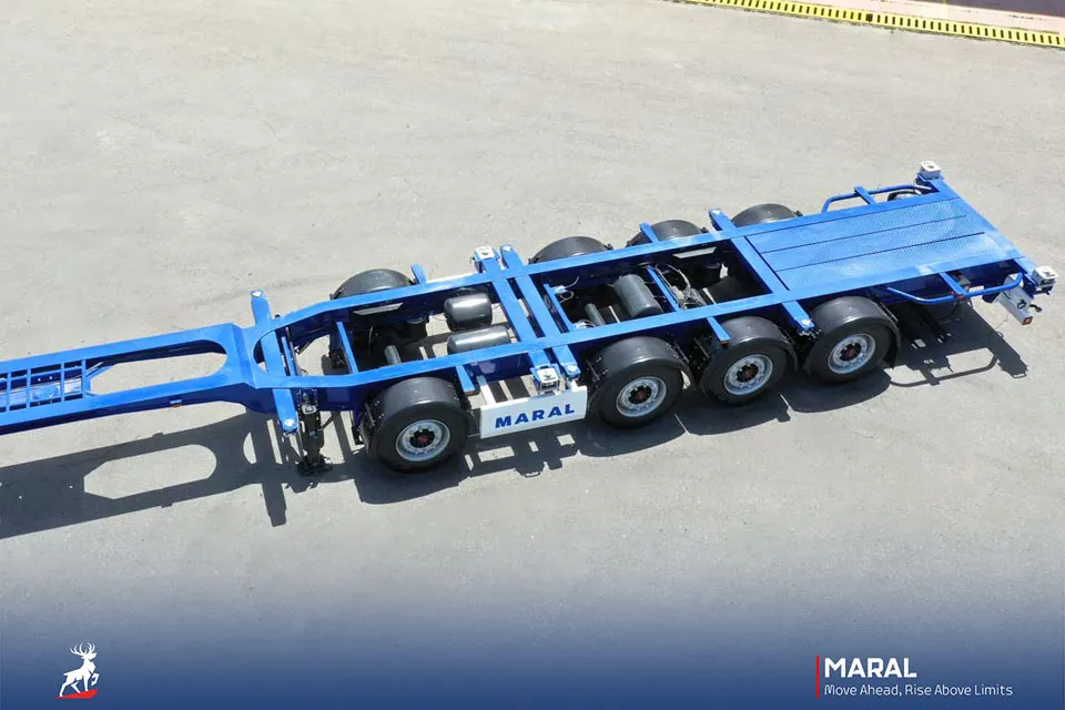 تریلر کانتینر بر جامبو سه و چهار محور