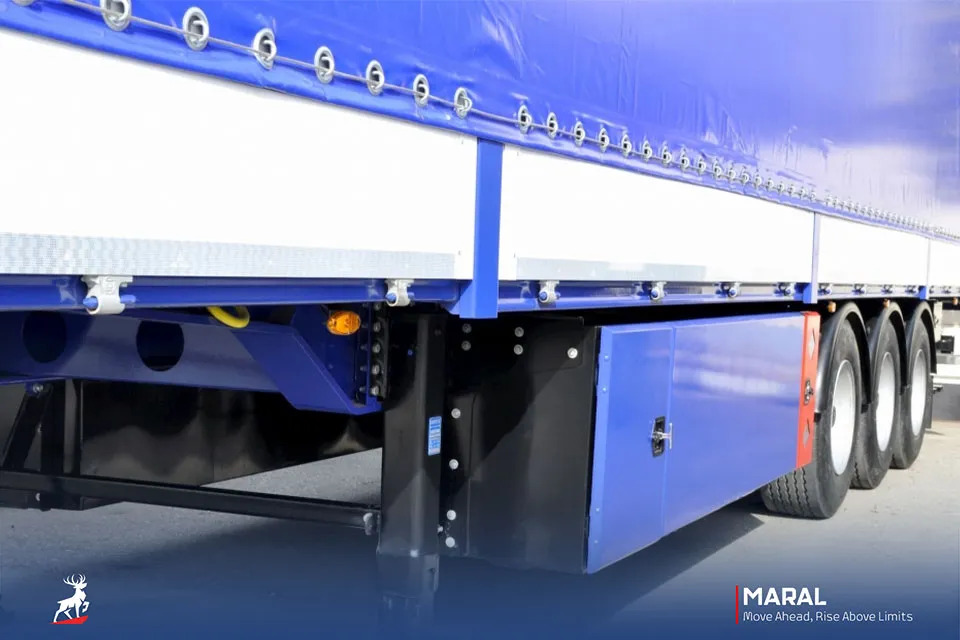 تریلر چادری سه محور (معمولی)