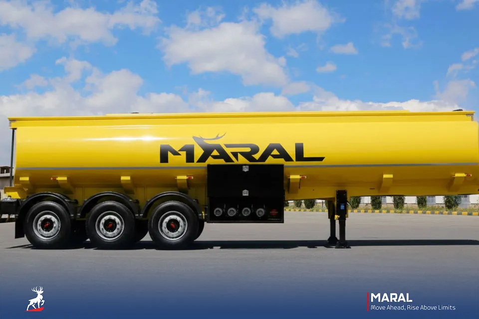 تریلی تانکر حمل سوخت سه محور