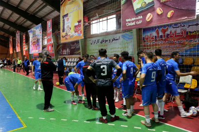 حضور قدرتمند فوتسال مارال صنعت جاوید در جام کارگری کشوری تبریز ۱۴۰۴