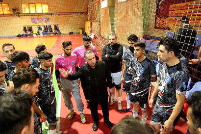 حضور قدرتمند فوتسال مارال صنعت جاوید در جام کارگری کشوری تبریز ۱۴۰۴