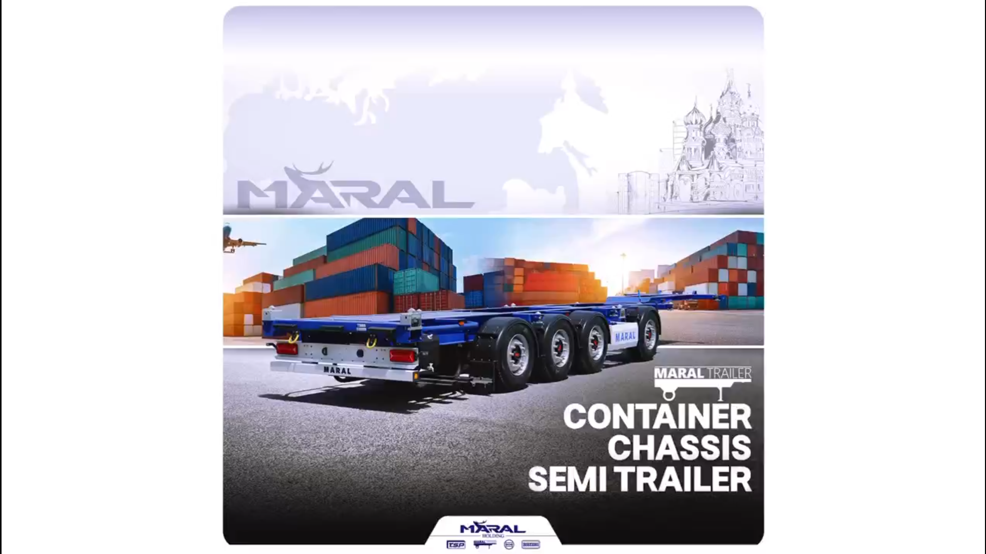 Maral 4 axle container carrier