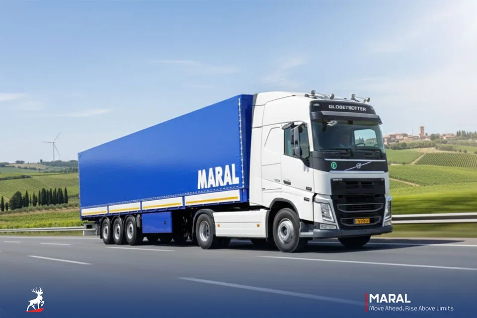 تریلر چادری سه محور (معمولی)