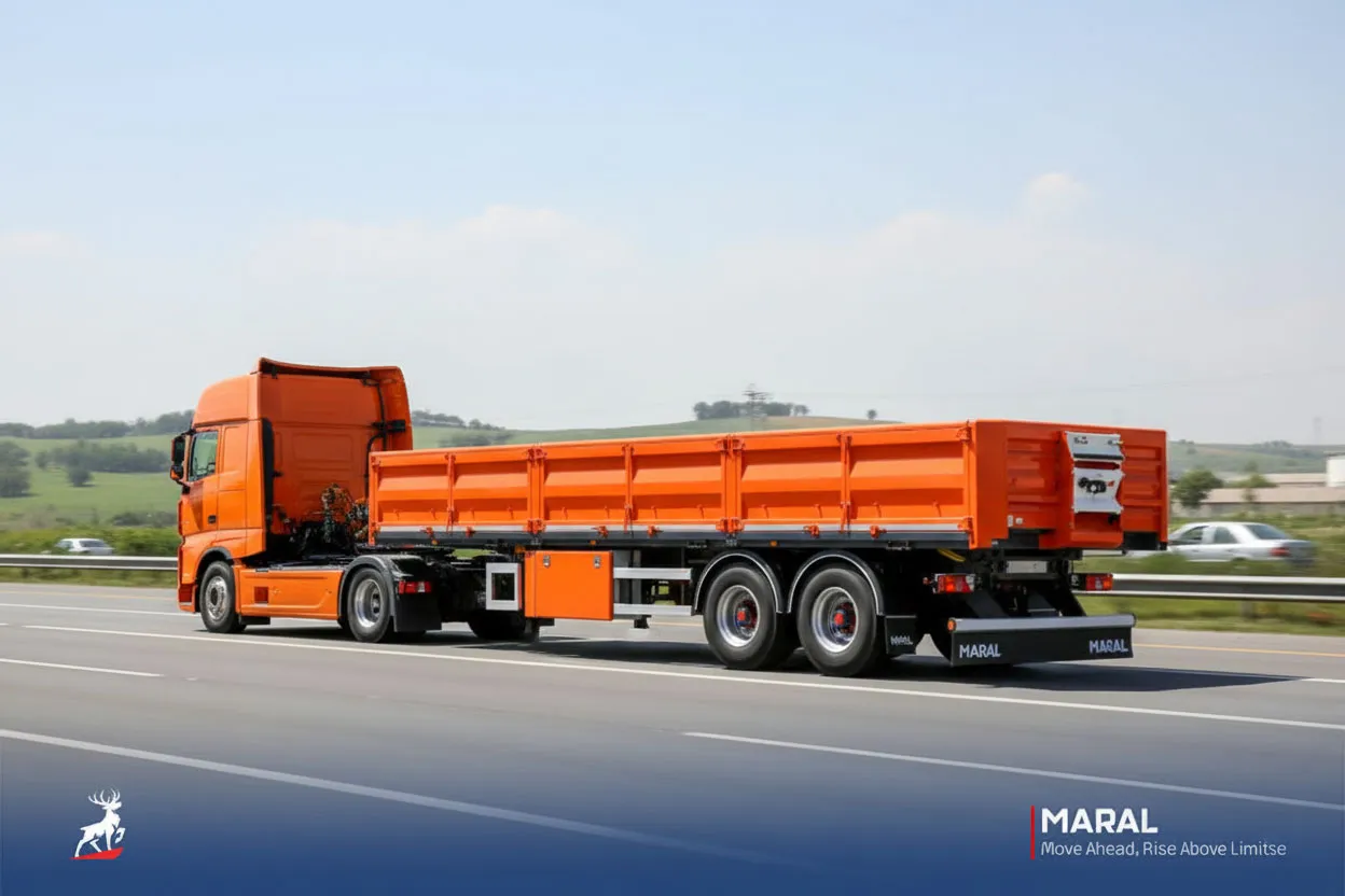 تریلی بغلدار سه محور جدید 2021