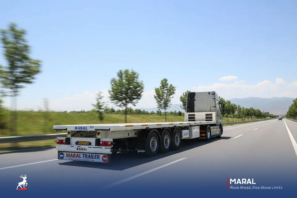 تریلی کفی ( ساده و رولبر)  سه محور