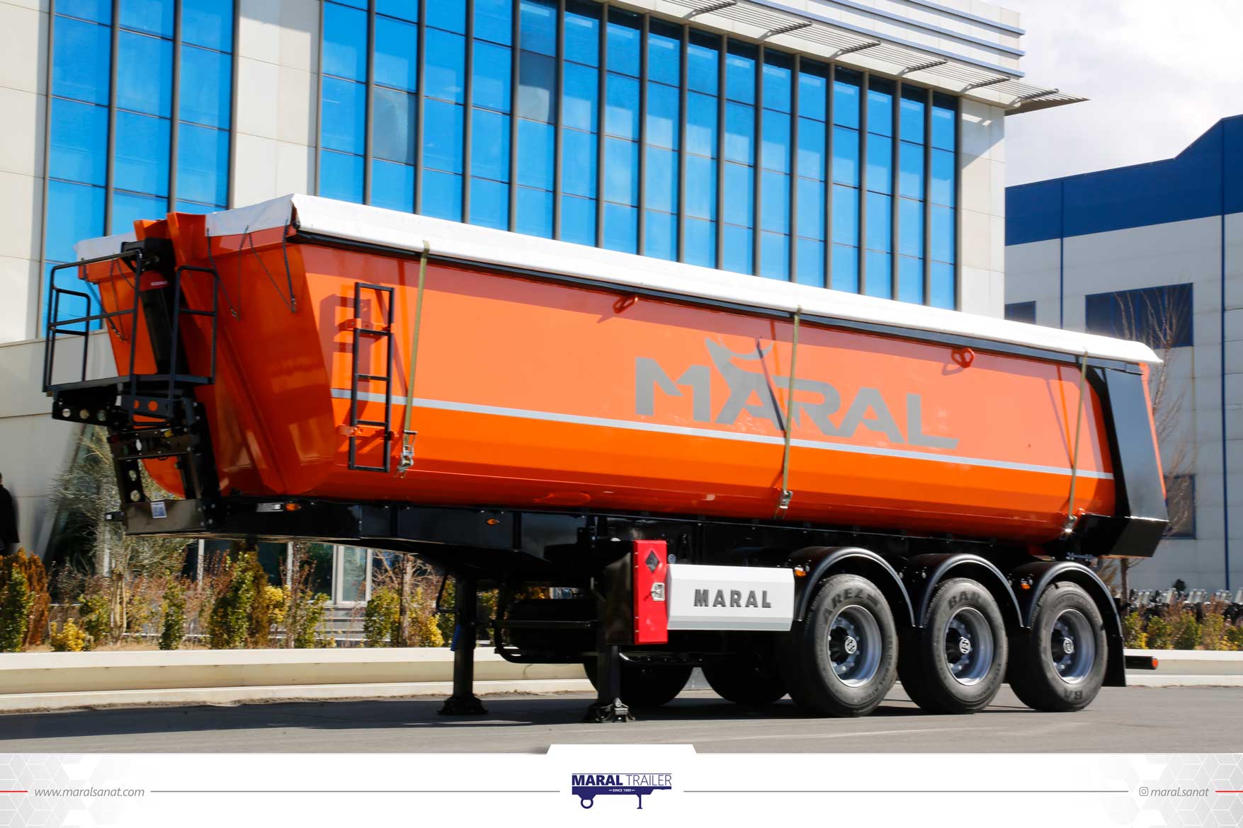 تریلی کمپرسی 24 متر مکعبی سه محور آلمانی