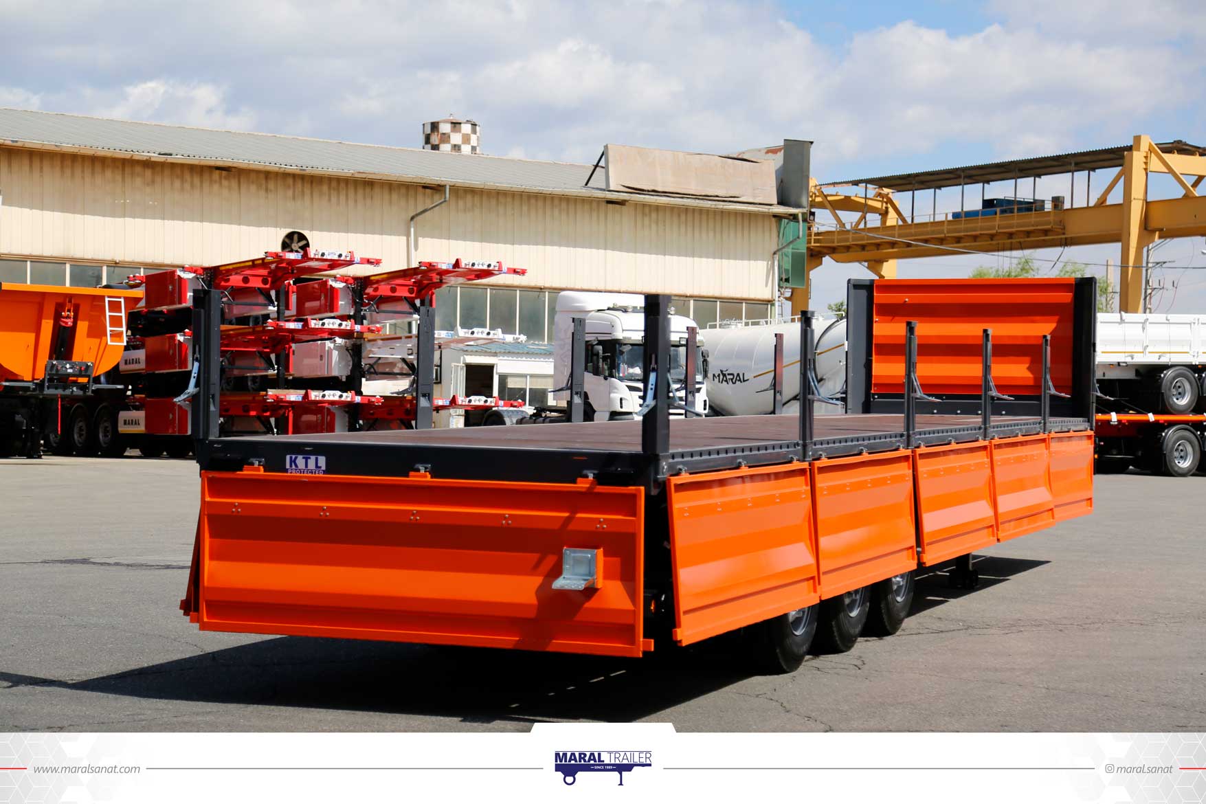 MRL TKB3 - drop side tipper